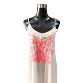 Vestido Solera Largo Bordado Floral